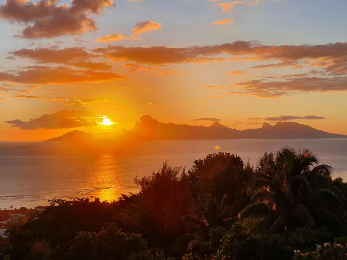 Jolie Maison Vue Ocean Et Moorea Punaauia  Eksteriør billede