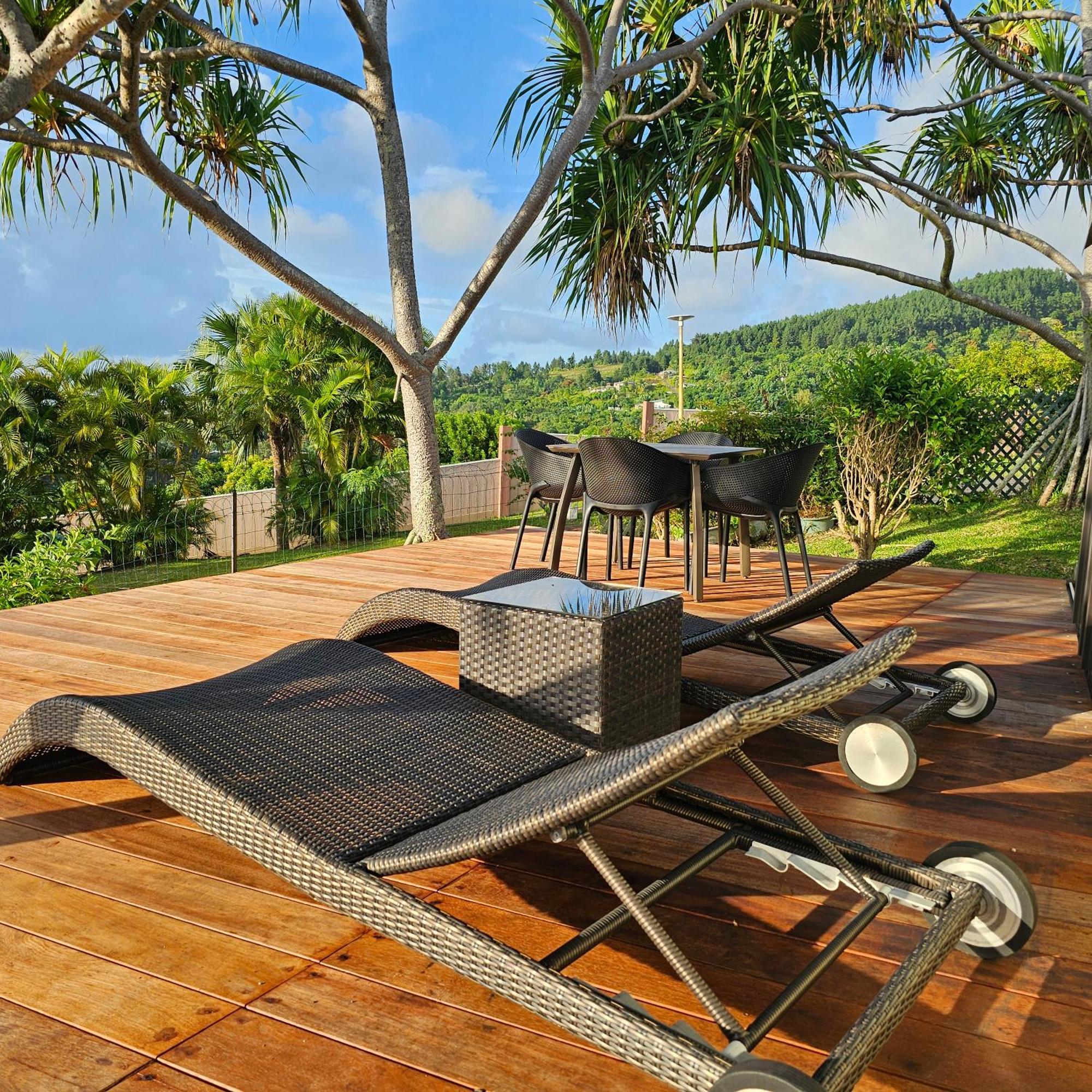 Jolie Maison Vue Ocean Et Moorea Punaauia  Eksteriør billede